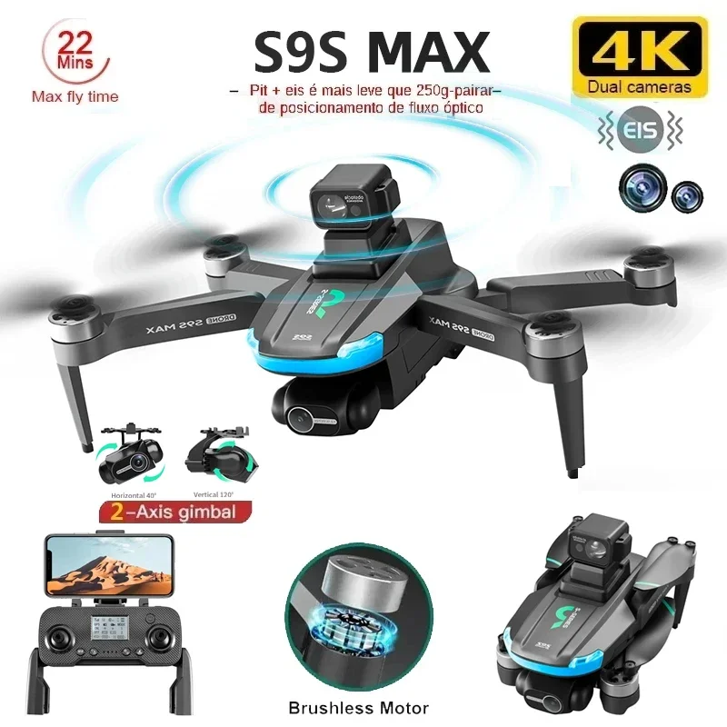 Drone Camera Night Vision - NEUE S9S MAX MINI Drone 4K