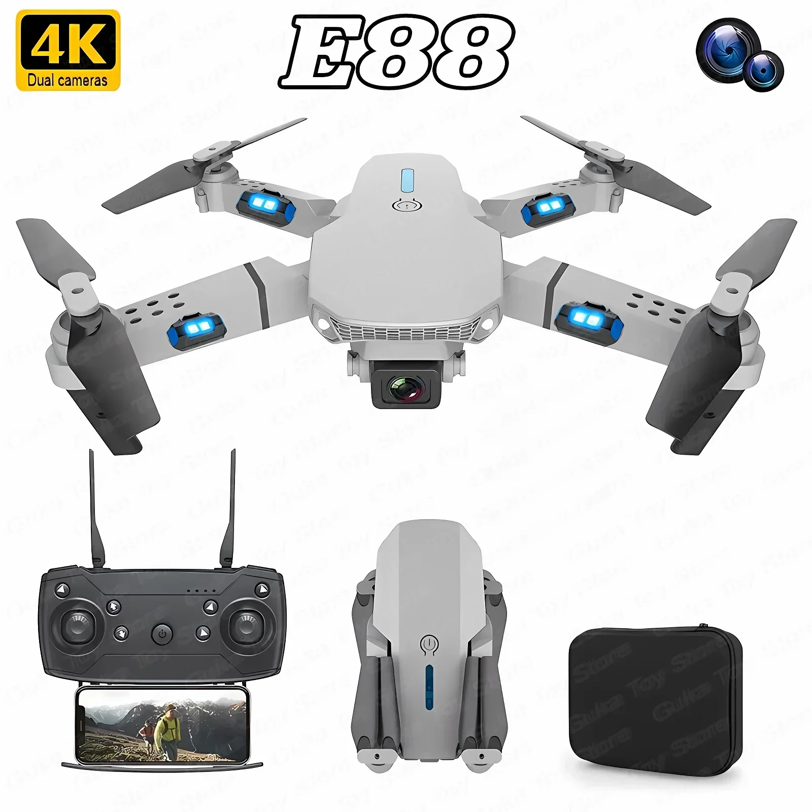 E88 Pro WIFI FPV Drohne Weitwi – Drone Camera Mount Bewertung und Preis