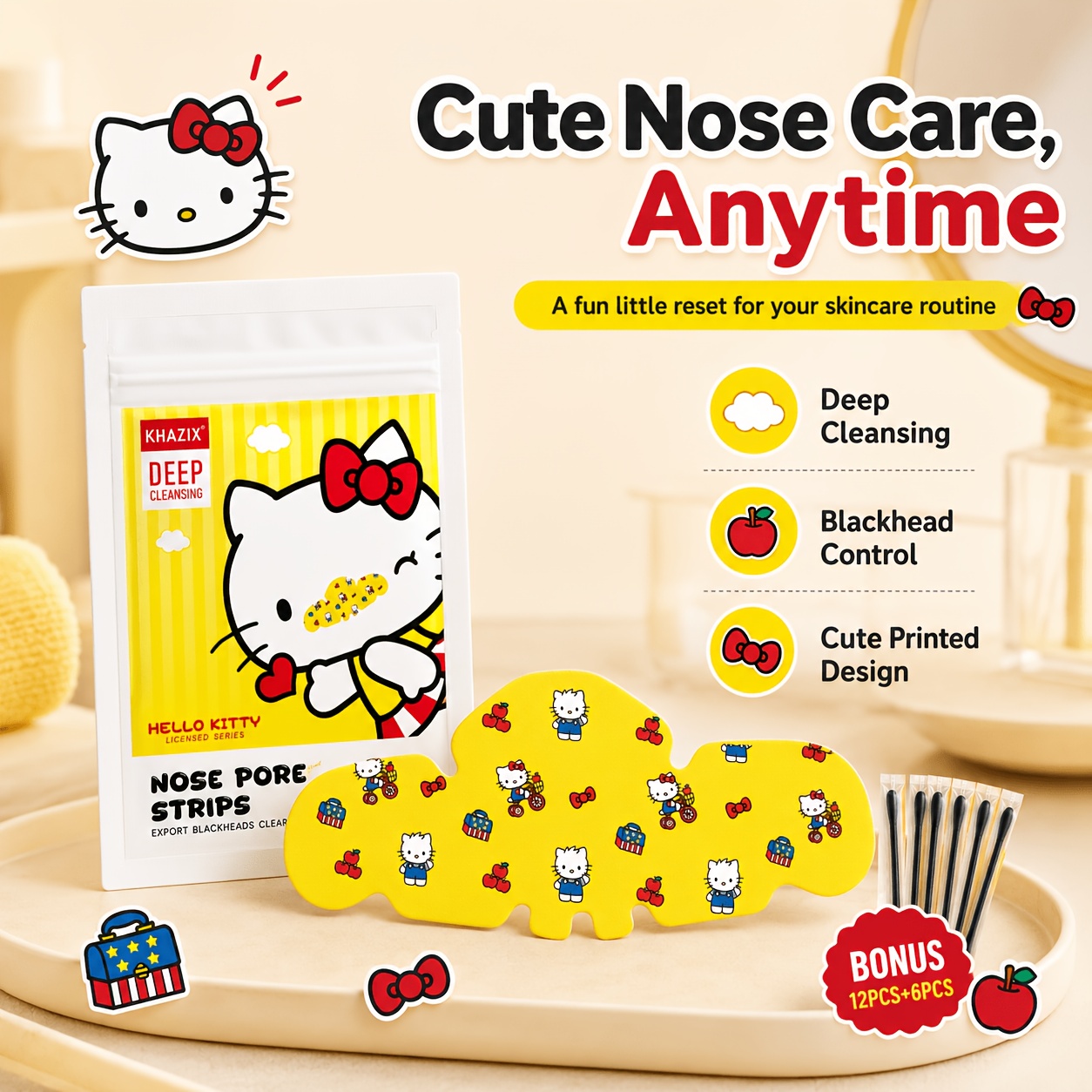 12 Stück gelbe Hello Kitty Nas – Drone Camera Stabilized Bewertung und Preis